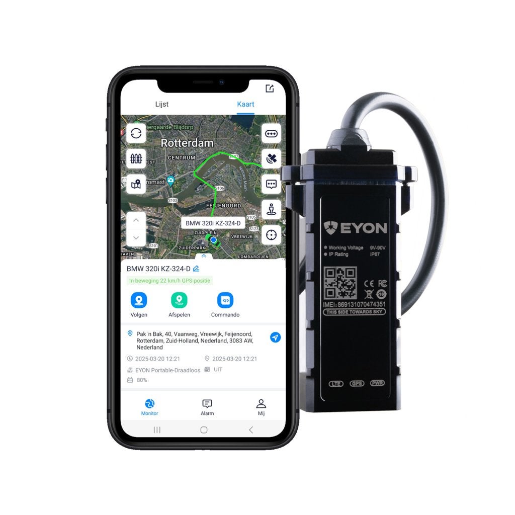 Eyon Wired – Inbouw GPS Tracker met gratis Lifetime, Buurserstraat 15 A, 7481 EG,Haaksbergen, Ophalen of Verzenden, Info@123CamperOnderdelen.nl