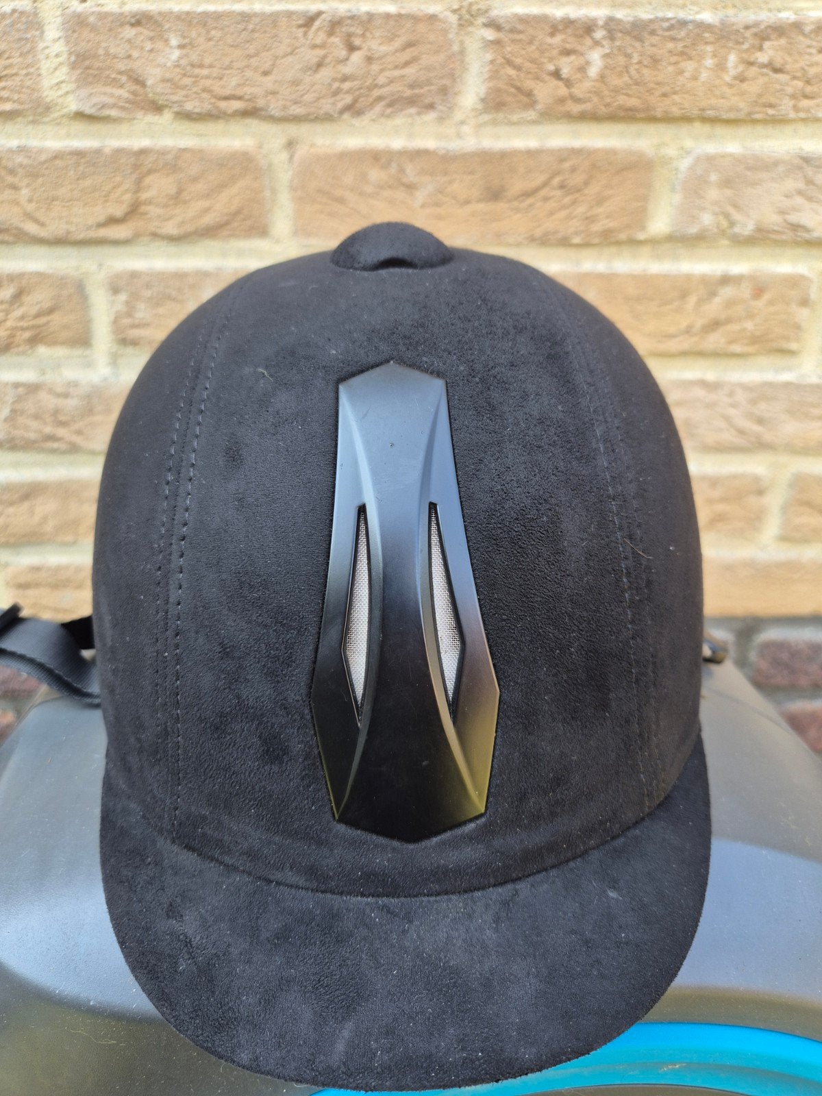 Cap maat M / 54-56 Harry's Horse, Dieren en Toebehoren, Paardrijkleding, Ophalen, Zo goed als nieuw, Rijhelm/cap, Zwart