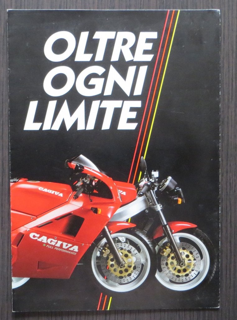 Folder Cagiva Mito 125 Mk1 - circa 1990 - 8 blz (Italiaans), Motoren, Handleidingen en Instructieboekjes, Overige merken, Verzenden