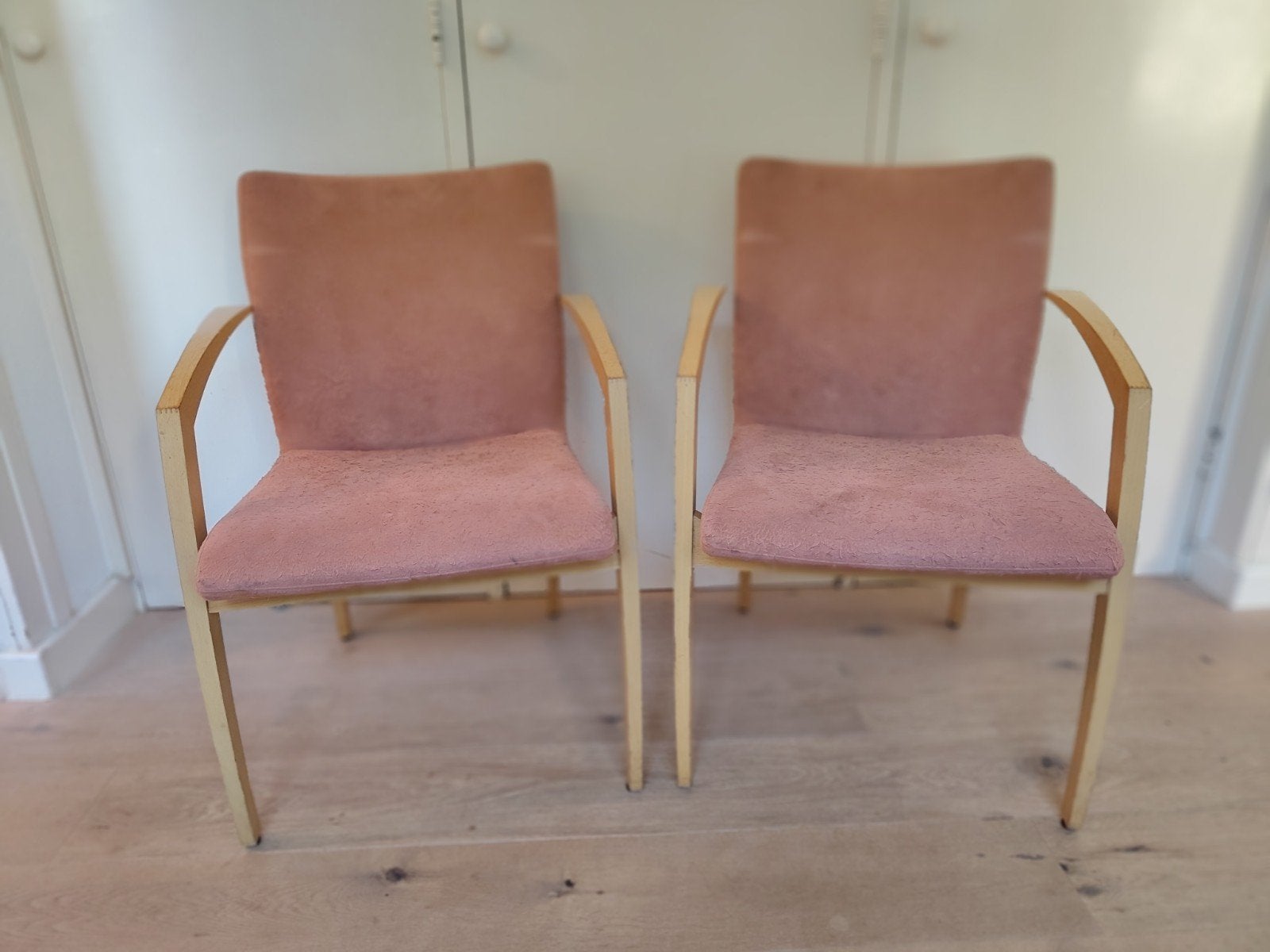 2 Leolux Camarilla eetkamerstoelen - Gebruikt, Ophalen, Gebruikt, Twee, Overige kleuren