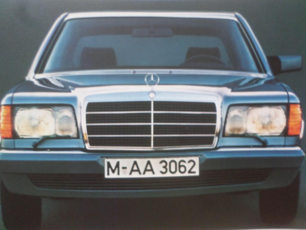 Mercedes 380SE & 500 SE SEL 1979 Brochure, Ophalen of Verzenden, Zo goed als nieuw, Mercedes