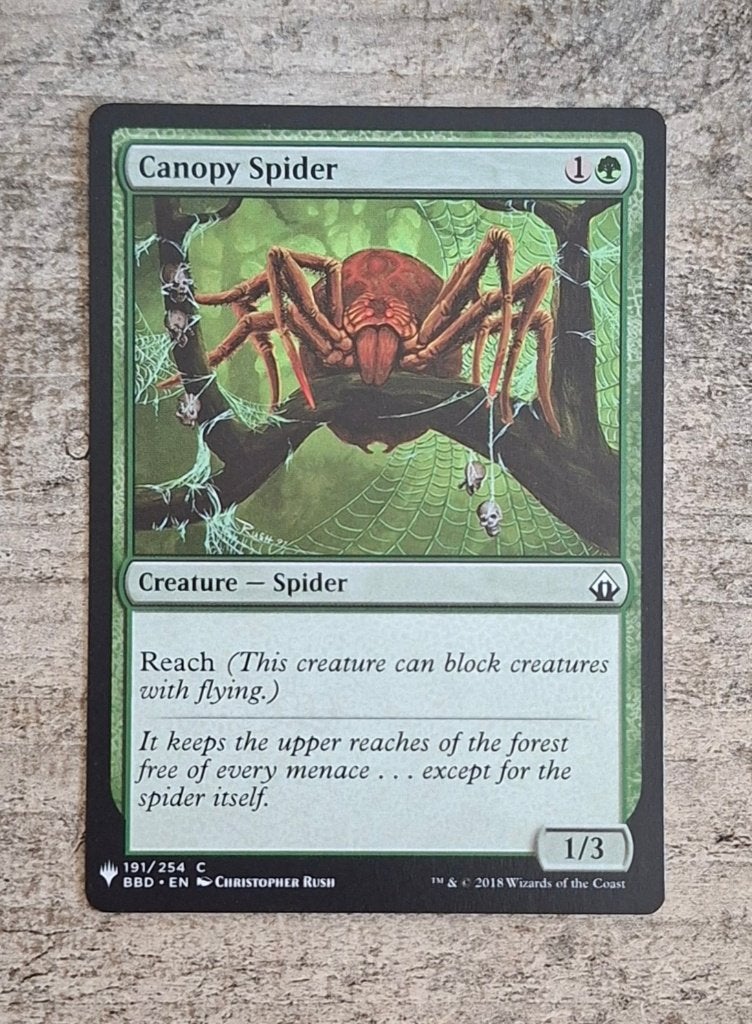 Canopy Spider - Magic the Gathering, Verzenden, Gebruikt, Losse kaart