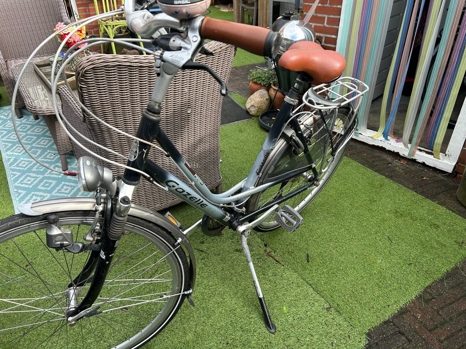 Gazelle Medeo damesfiets met lage instap, Fietsen en Brommers, Ophalen, Velgrem, Gazelle, 53 tot 56 cm
