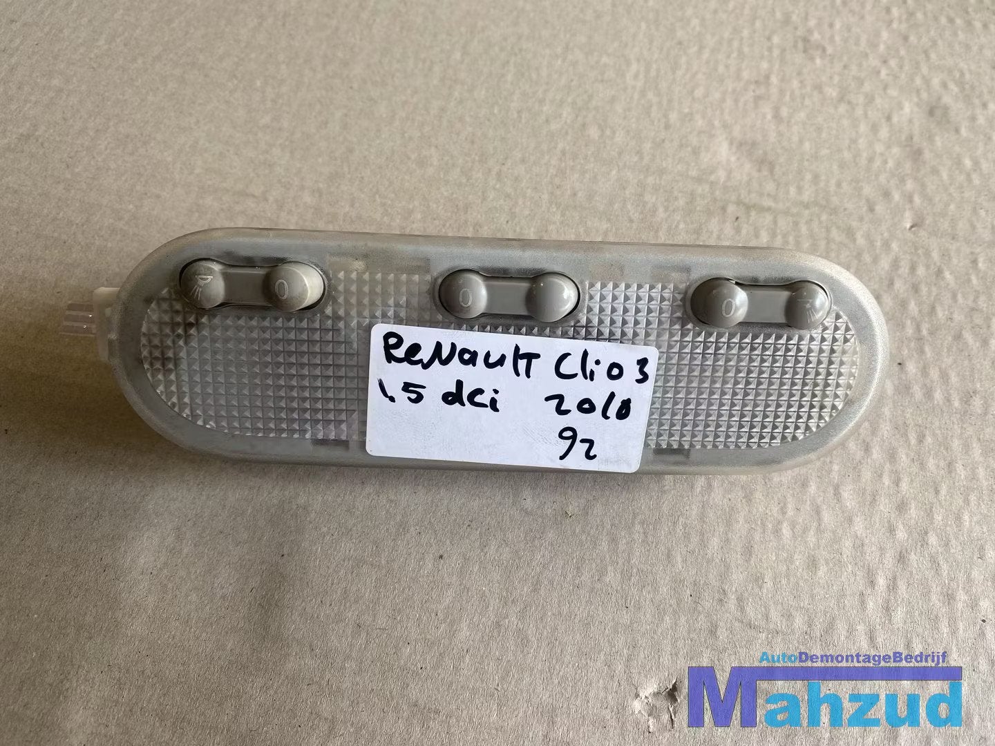 RENAULT CLIO 3 Binnenverlichting voor unit schakelaar, Renault Group, Gebruikt, Contact.group@renault.com, Renault