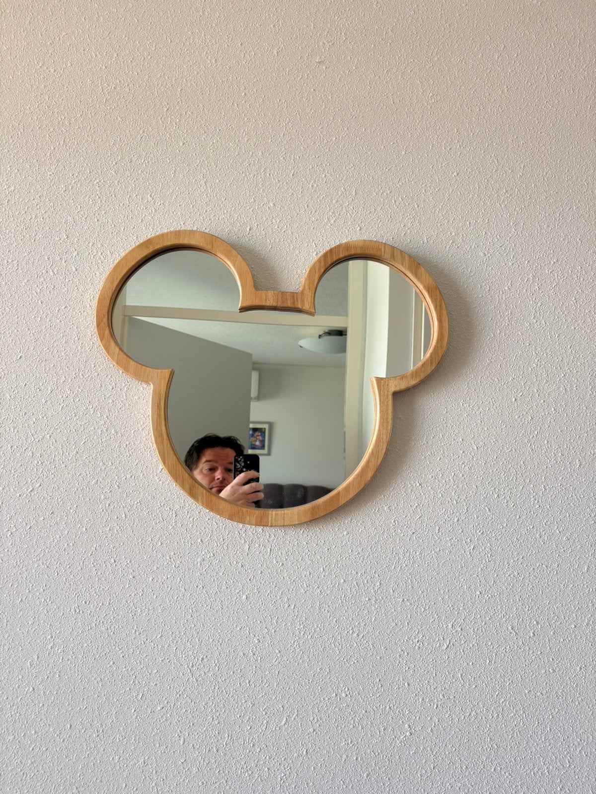 Disney mickey spiegel, Verzamelen, Disney, Zo goed als nieuw, Beeldje of Figuurtje, Mickey Mouse, Ophalen