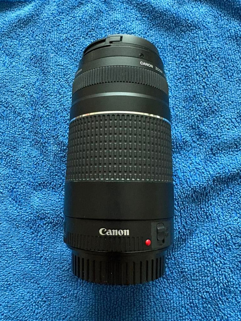 Canon zoom lens EF 75-300mm, Audio, Tv en Foto, Fotografie | Lenzen en Objectieven, Zo goed als nieuw, Telelens, Zoom, Ophalen