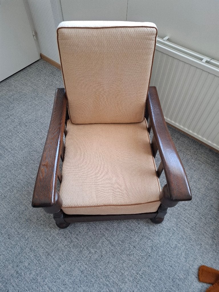 Antieke rookstoel aangeboden., Antiek en Kunst, Ophalen