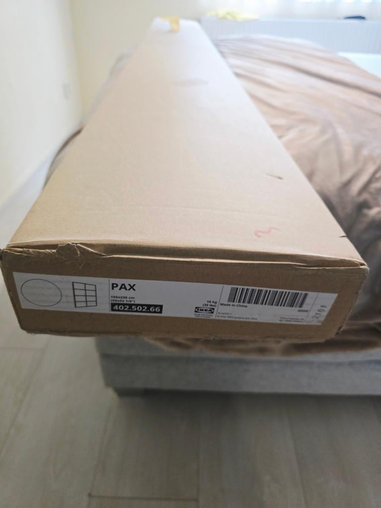 NIEUW IN DOOS: Complete IKEA PAX / SEKKEN schuifdeuren (150x, Ophalen, 200 cm of meer, Nieuw, 50 tot 100 cm