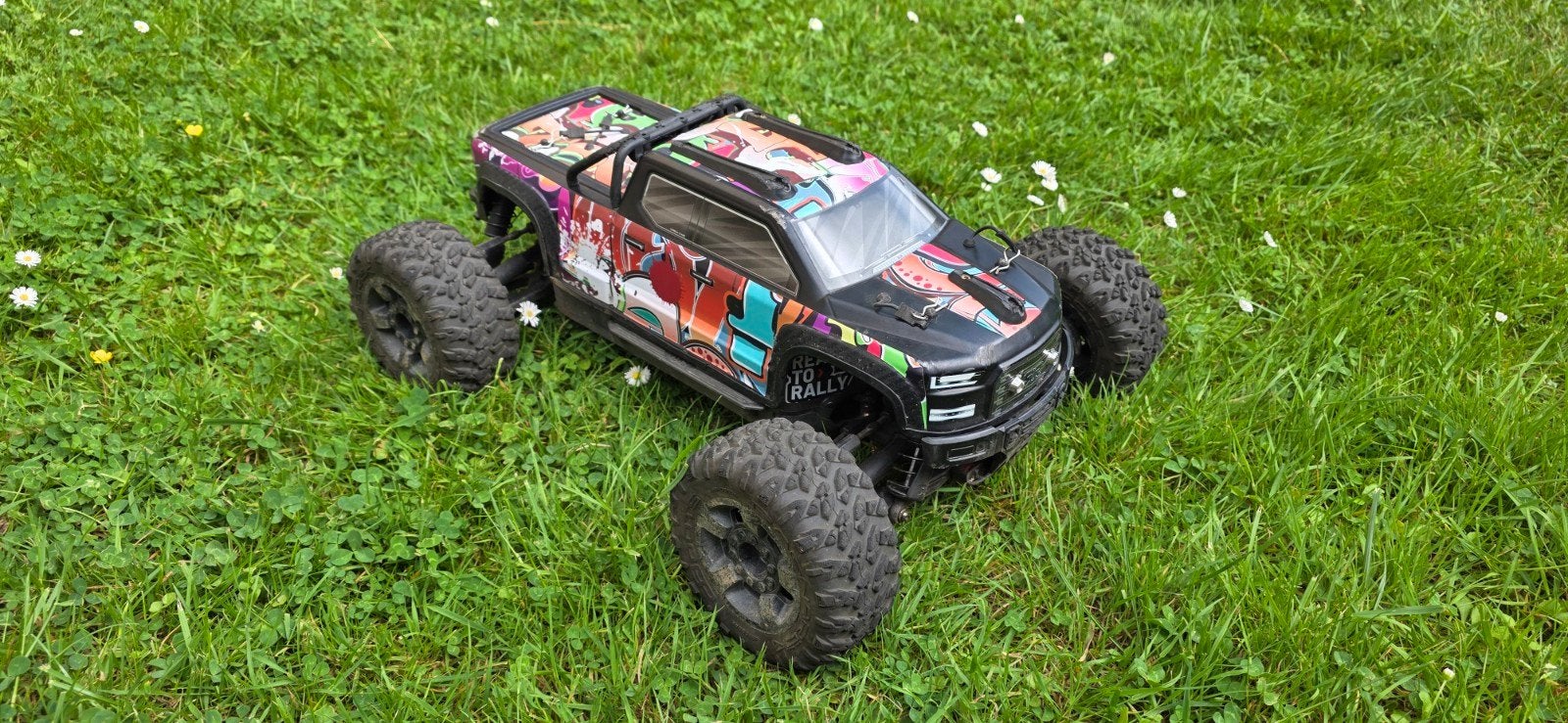 Arrma Big Rock 1/10 zeer compleet!!, Ophalen of Verzenden, Auto