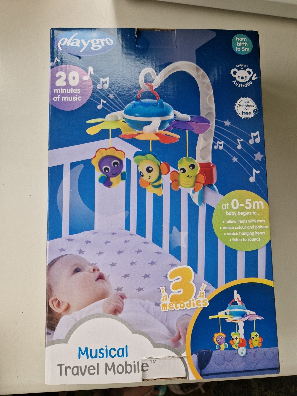 Nieuwe Playgro Muzikale Reis Mobiel - Ongebruikt, Ophalen of Verzenden, Nieuw