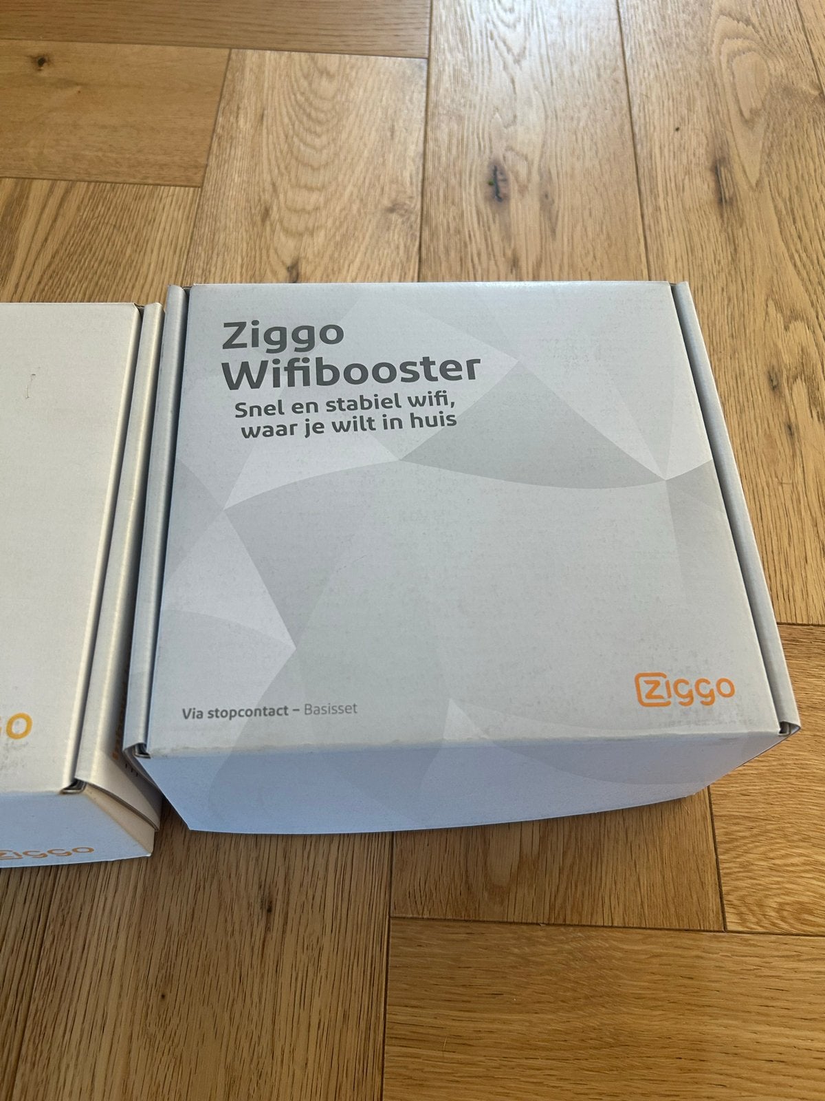 Ziggo Wifi booster en extra wifi-punt (powerline adapters), Ophalen, Zo goed als nieuw