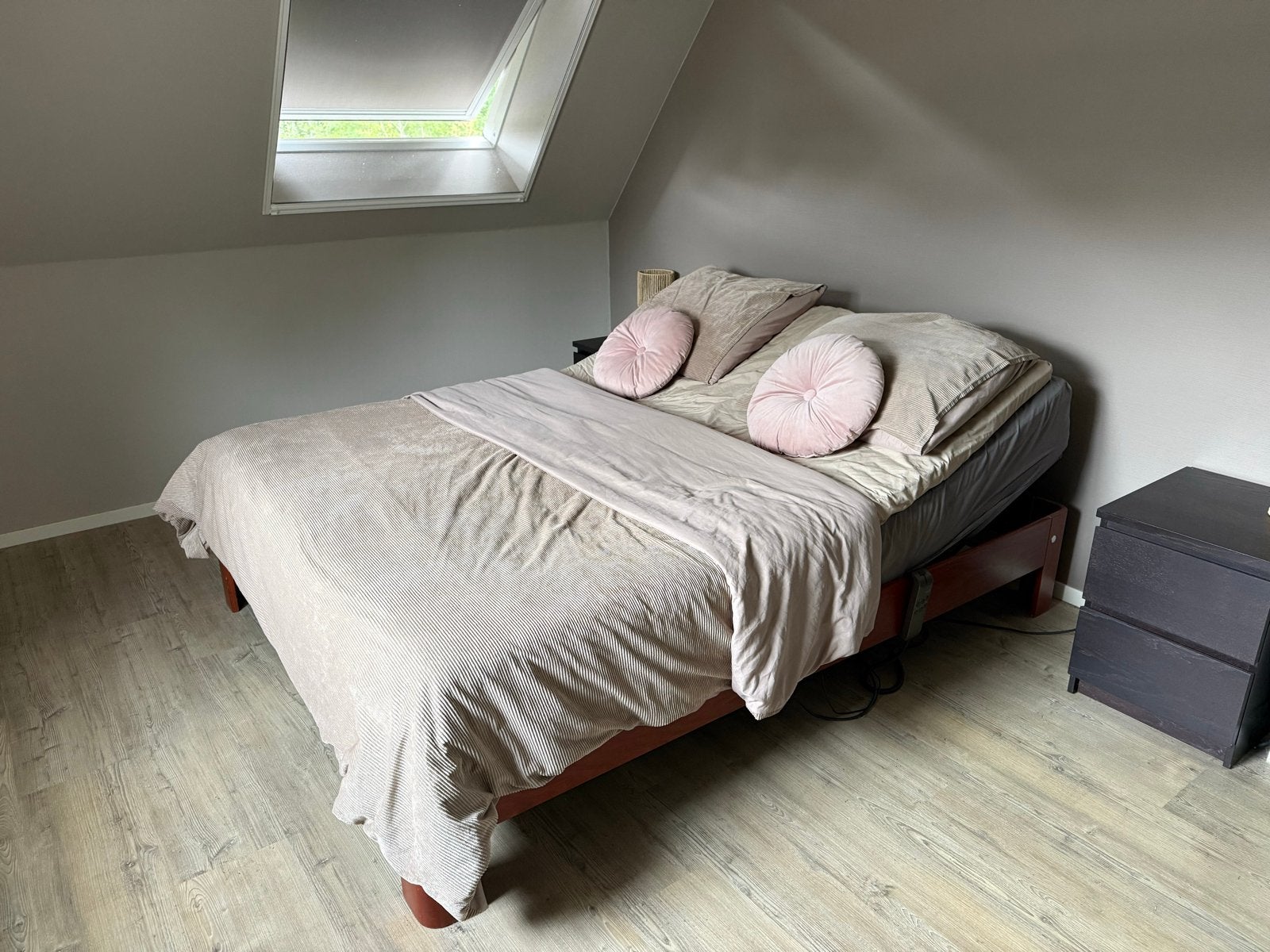 Auping bed 160x210 met verstelbare knik bij knieholte, Ophalen, 210 cm, Tweepersoons, 160 cm