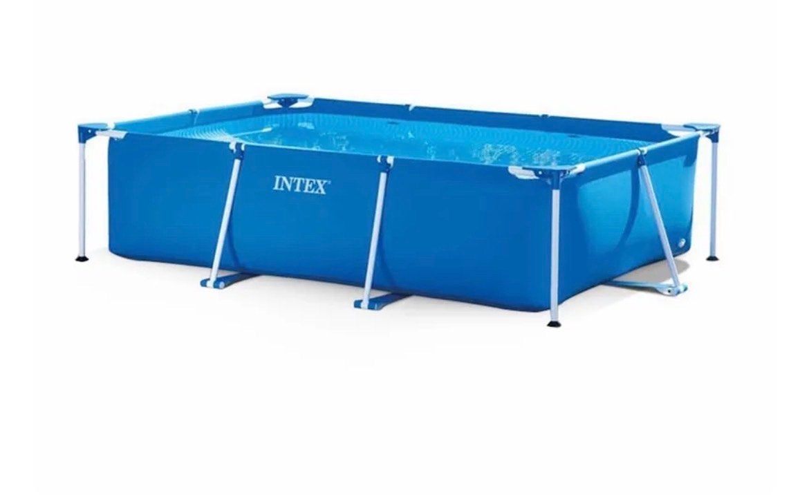 Intex Opzetzwembad met filterpomp en toebehoren, Tuin en Terras, Zwembaden, Ophalen, Zo goed als nieuw, Opzetzwembad, 200 tot 400 cm
