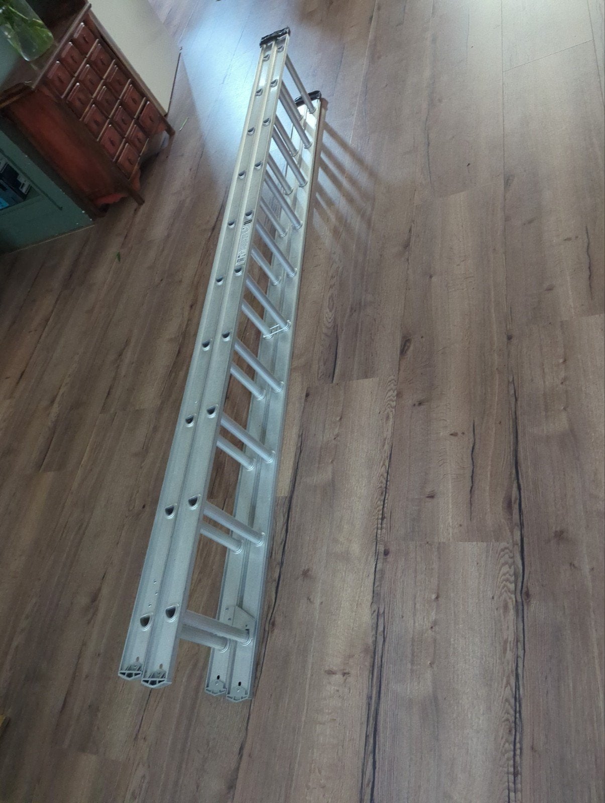 Excelsior ladder 2x10, Doe-het-zelf en Verbouw, Ladders en Trappen, Ophalen, 4 meter of meer