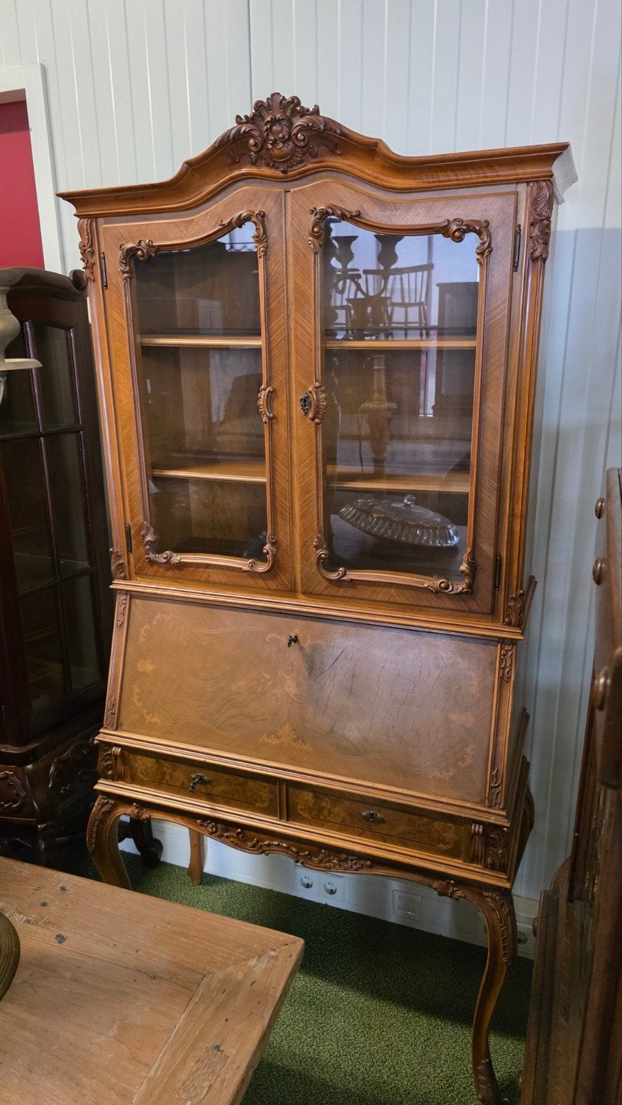 Bureau met opstand, Antiek en Kunst, Antiek | Meubels | Kasten, Ophalen