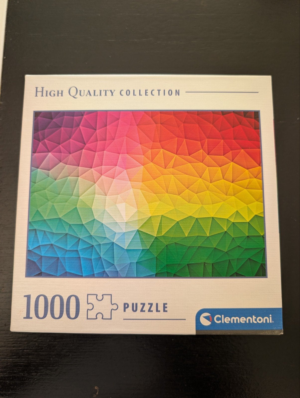 Clementoni 1000 stukjes puzzel - Regenboog kleuren, Ophalen of Verzenden, 500 t/m 1500 stukjes, Zo goed als nieuw, Legpuzzel