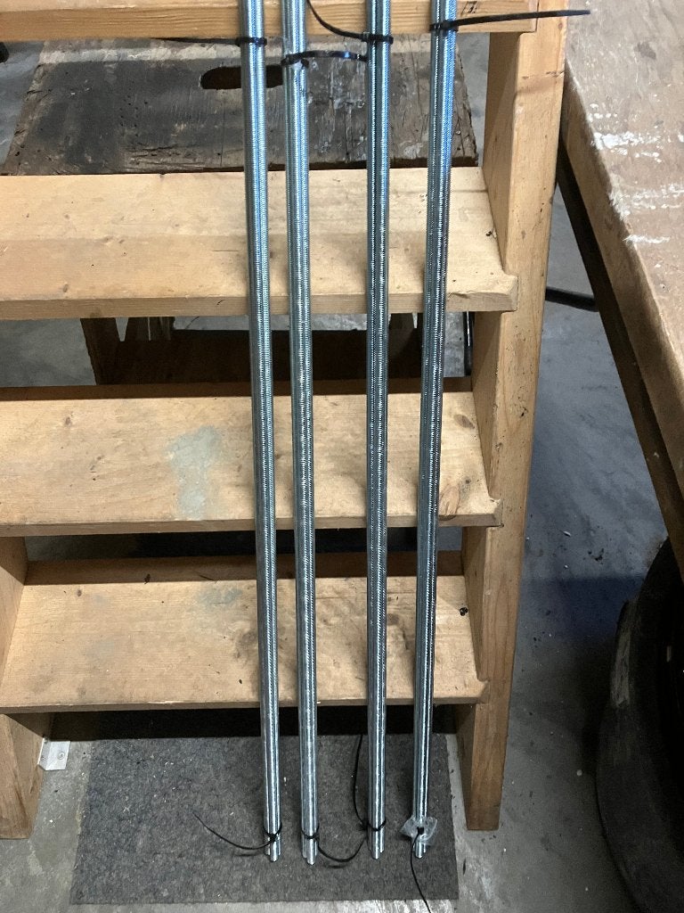 DRAADEINDEN M12X 100CM     12 stuks, Ophalen, Nieuw, 100 tot 250 mm, Overige typen