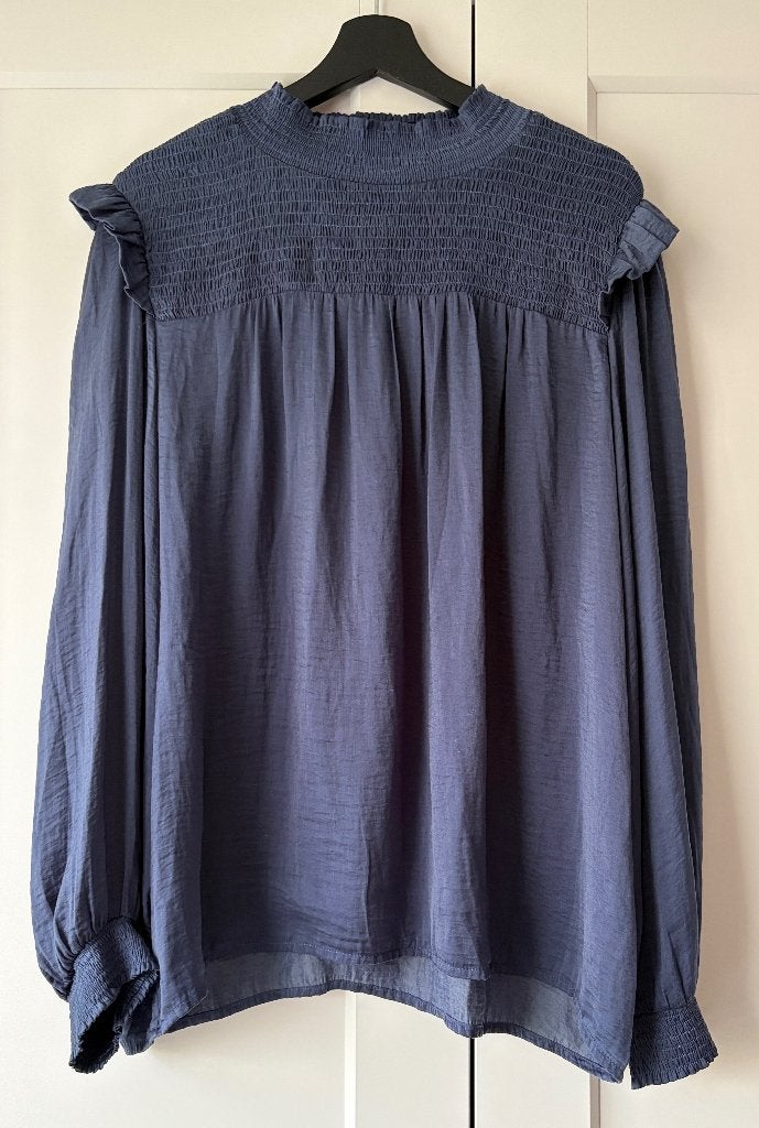 C&S Paris blouse blauw - Maat XXL, C&S, Maat 46/48 (XL) of groter, Zo goed als nieuw, Verzenden