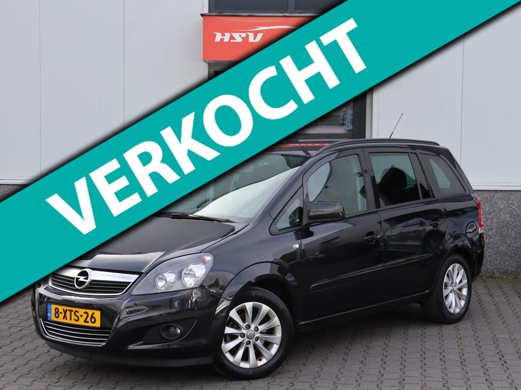 Opel Zafira 1.8 Cosmo 7 pers navi LM airco *96.000km*, Voorwielaandrijving, Euro 5, Gebruikt, 4 cilinders