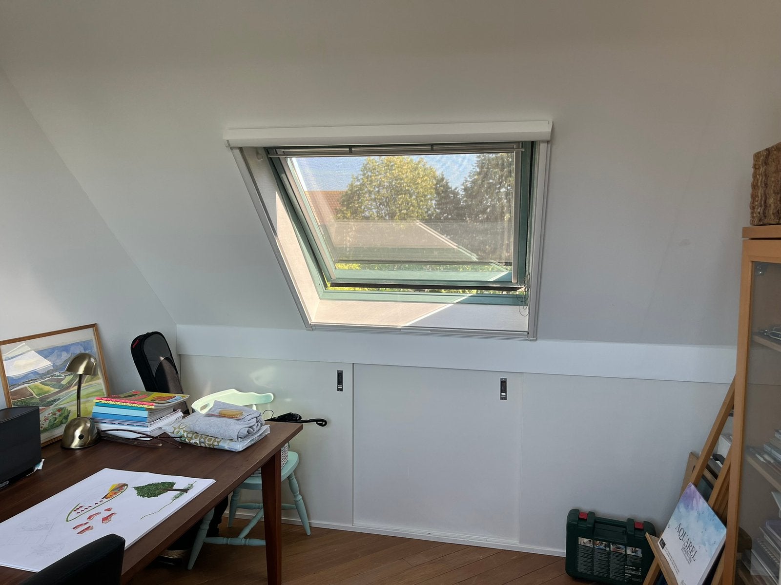Velux GGL-4 kantelraam in goede staat., Doe-het-zelf en Verbouw, Glas en Ramen, Ophalen, Gebruikt, 80 tot 120 cm, 80 tot 120 cm