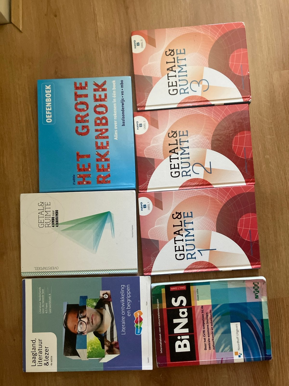 Schoolboeken pakket: Wiskunde, Nederlands, Biologie, Rekenen, Boeken, Ophalen of Verzenden, Gelezen, HAVO, Wiskunde B