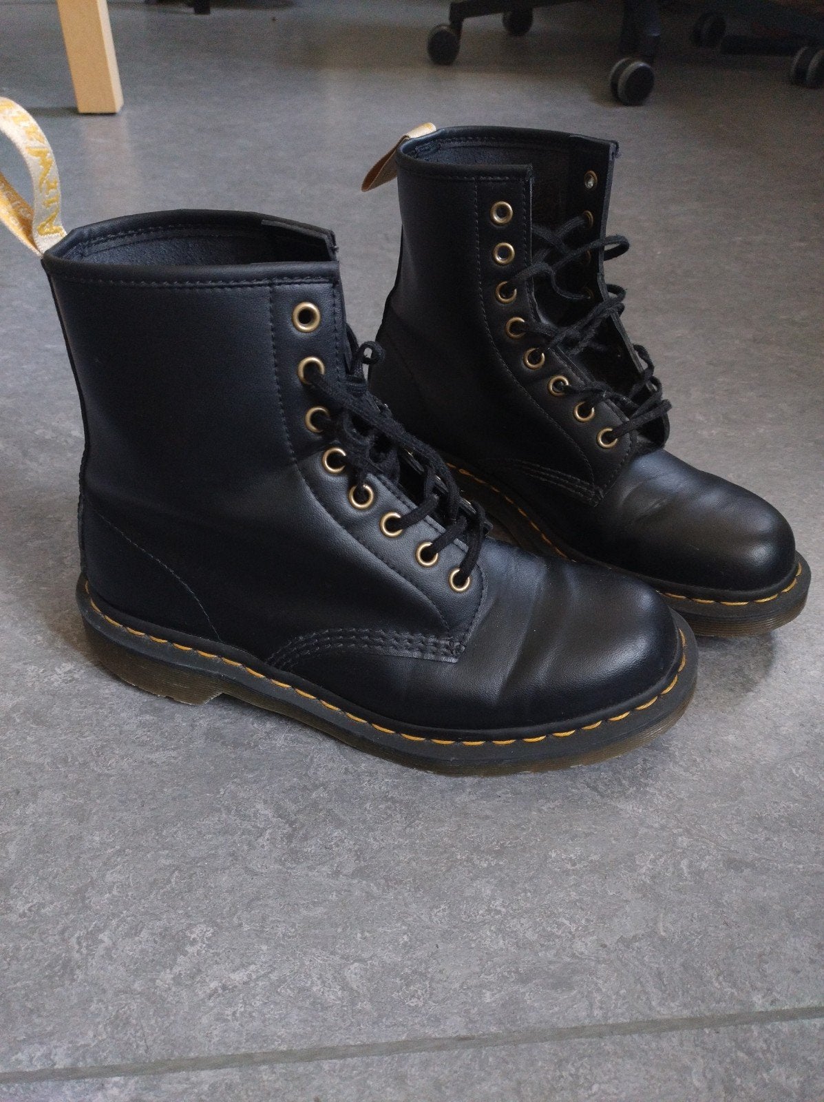 Dr. Martens Vegan 1460 Laarzen maat 41, Ophalen of Verzenden, Zo goed als nieuw, Zwart