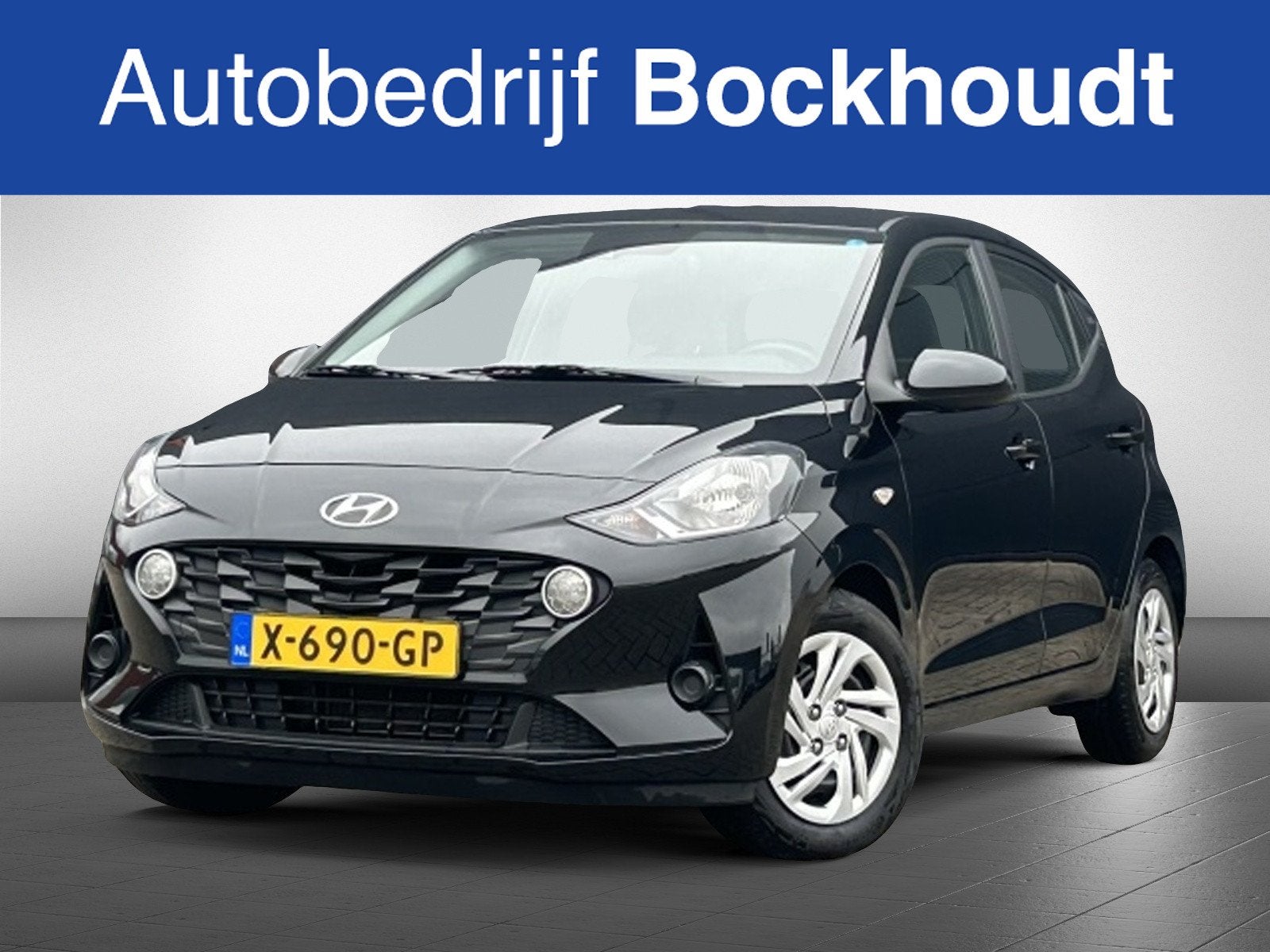 Hyundai i10 1.0 | Automaat | Airco | Cruise (bj 2021), Auto's, Gebruikt, 31 €/maand, Start-stop-systeem, Leder en Stof