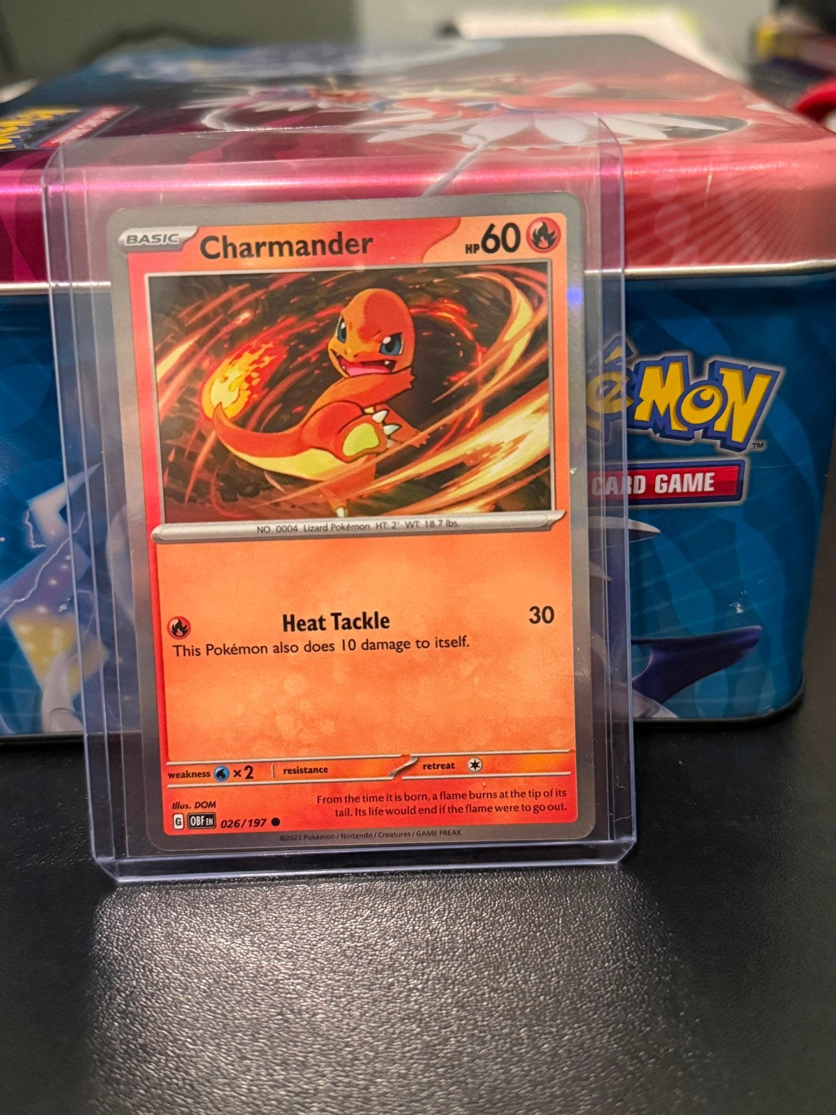 Charmander #26 (holo) Pokemon Obsidian Flames, Ophalen of Verzenden, Nieuw, Losse kaart