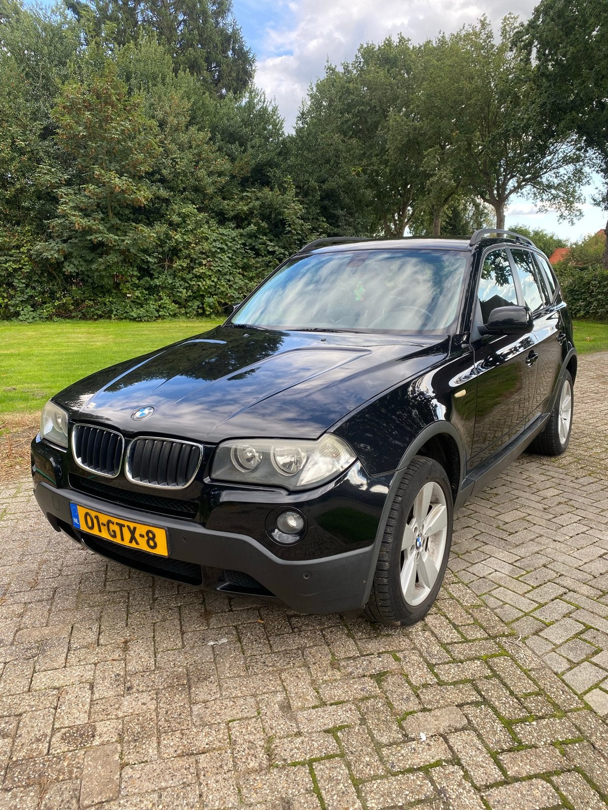 BMW X3 2.0 I 2008 Zwart, Auto's, 1995 cc, 4 cilinders, Zwart, Handgeschakeld
