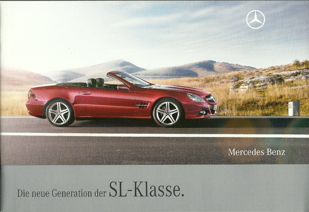 Mercedes SL cabriolet klasse folders, Ophalen of Verzenden, Zo goed als nieuw, Mercedes