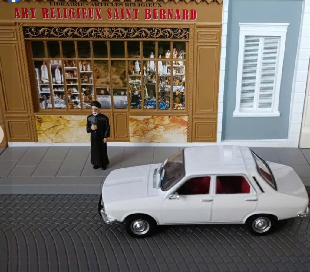 Renault R12 Kunsthandelaar diorama 1/43 serie Utilitaire, Verzenden, Nieuw, Auto, Overige merken