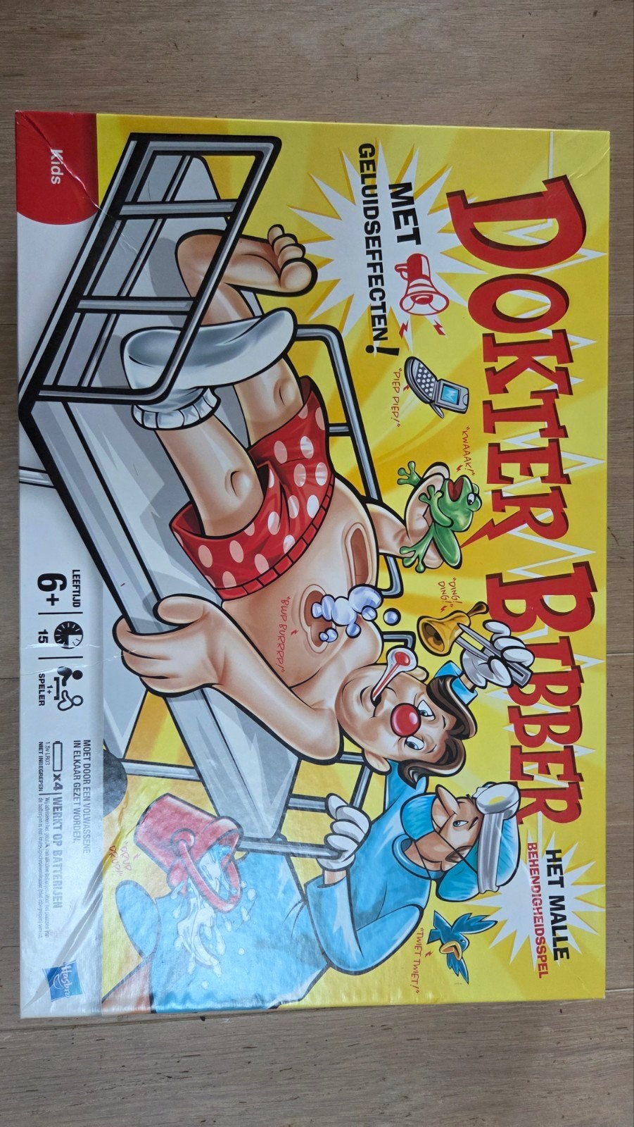 Dokter Bibber: Het Malle Behendigheidsspel, Een of twee spelers, Ophalen of Verzenden, Zo goed als nieuw, Hasbro