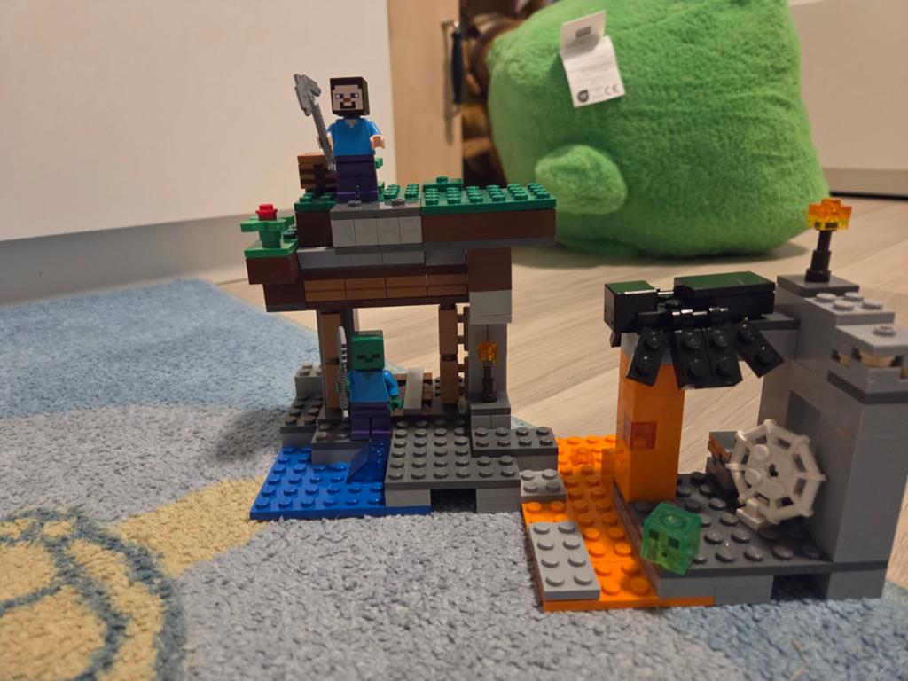 LEGO Minecraft 21166 De Verlaten Mijn, Compleet, Minecraft, Lego, Ophalen of Verzenden