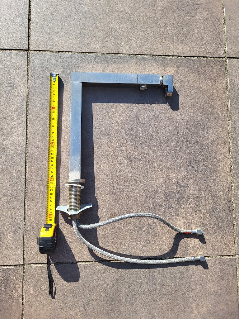 Keukenkraan van zware kwaliteit, Ophalen of Verzenden, Gebruikt, Chroom, Kraan