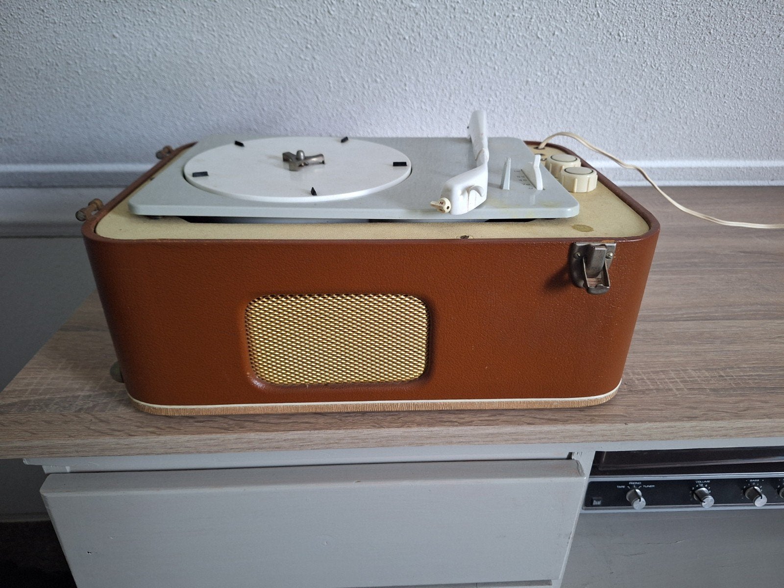 Oude mono platenspeler pickup, Ophalen of Verzenden, Gebruikt, Overige merken