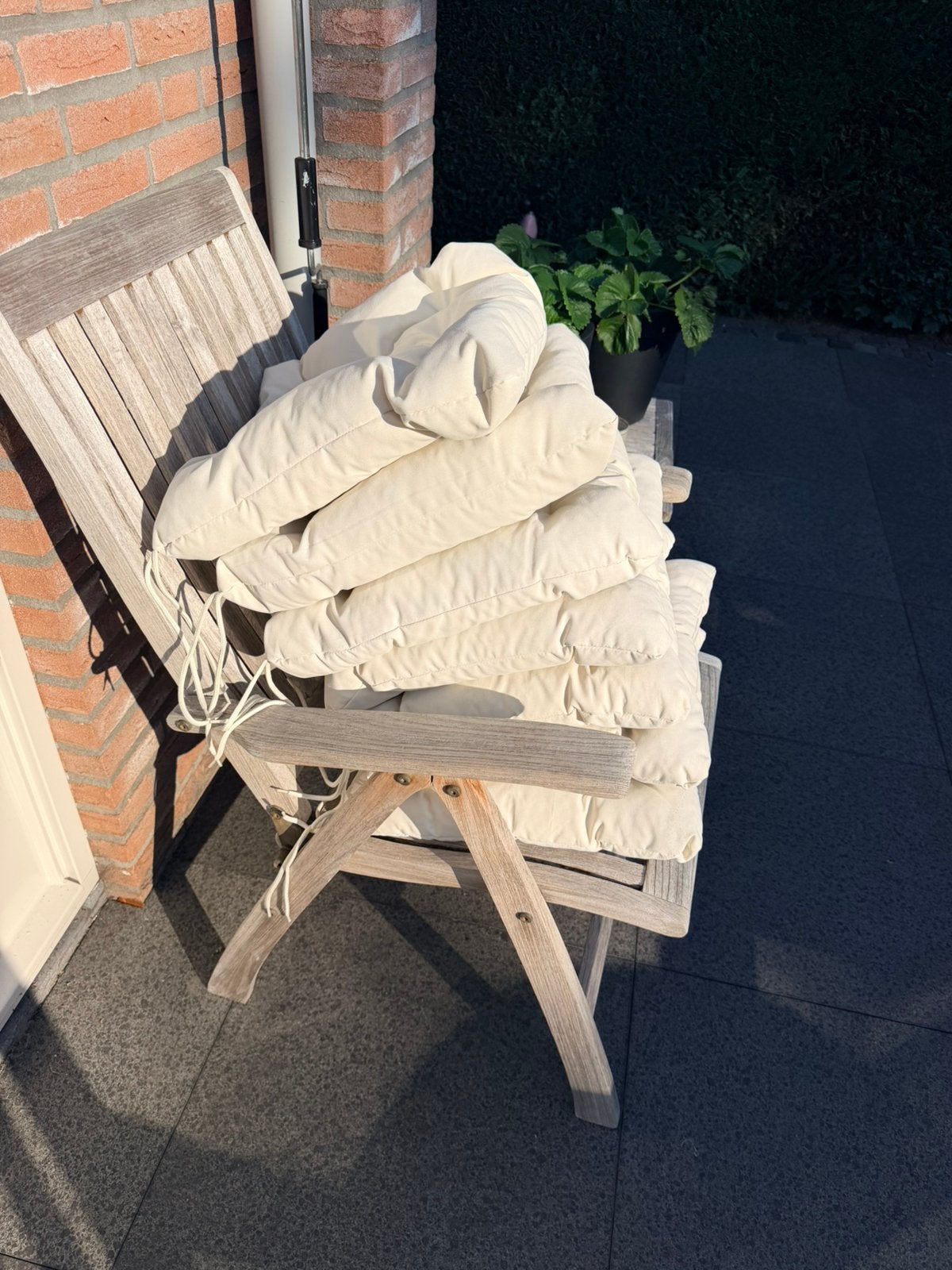 Tuinkussens Kuddarna te koop!, Gebruikt, Dubbelzijdig, IKEA, Vierkant