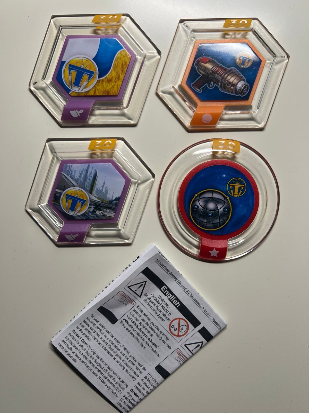 Disney Infinity 3.0 Tomorrowland power discs pack, Verzamelen, Disney, Zo goed als nieuw, Beeldje of Figuurtje, Overige figuren