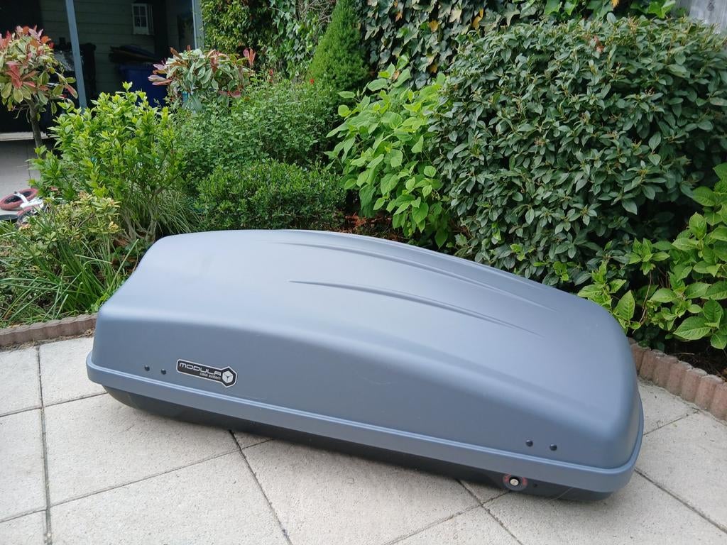 Modula dakkoffer 310 liter - Ruime en stevige bagagebox, Auto diversen, Dakkoffers, Ophalen, Gebruikt