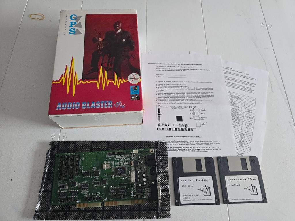 CPS AudioBlaster 16 geluidskaart OPL3(Creative SB pro clone), Computers en Software, Ophalen of Verzenden