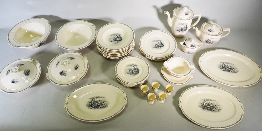 Servies Mosa Landschap Eierdopjes Maastricht, Ophalen