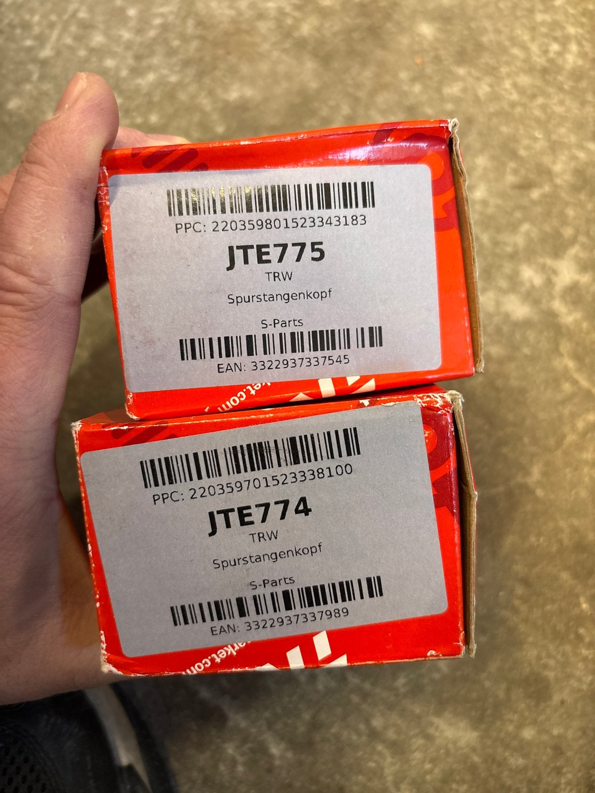 TRW Spoorstangeind JTE774 & JTE775 voor Renault, Ophalen of Verzenden, Nieuw, Renault