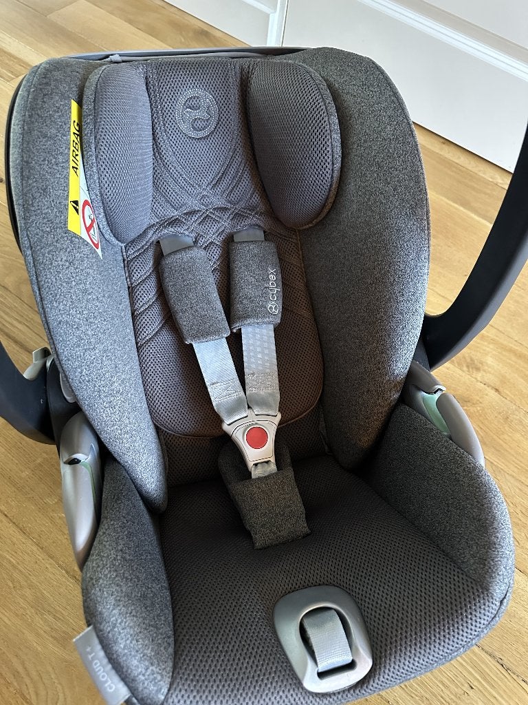 Cybex Cloud T i-Size Plus - Grijs, Zo goed als nieuw, Isofix, 0 t/m 13 kg, Ophalen
