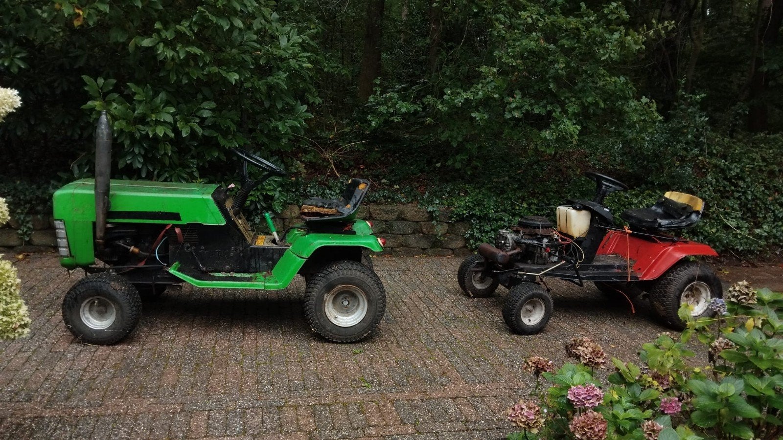 gezocht opknap zitmaaiers, Ophalen of Verzenden, Gebruikt