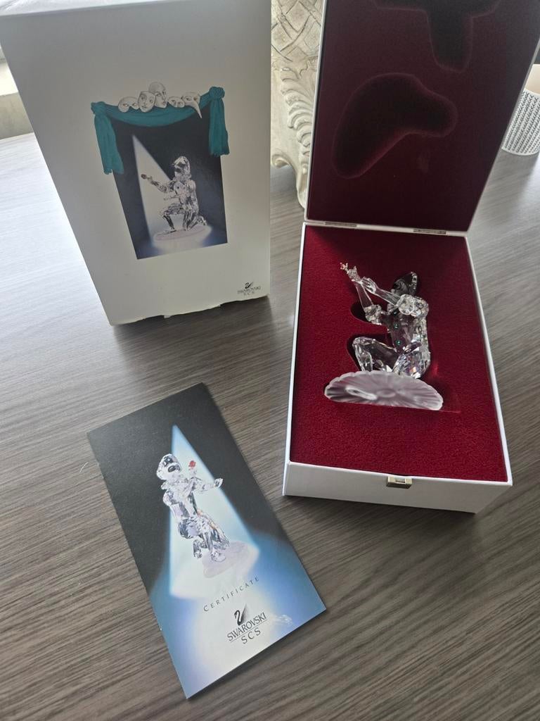 Swarovski Harlekijn 2001 – met doos & certificaat, Ophalen of Verzenden