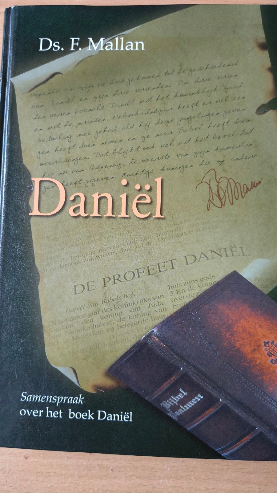 Samenspraak over het boek Daniel. Ds F Mallan, Boeken, Ds F Mallan, Christendom | Protestants, Ophalen of Verzenden, Zo goed als nieuw