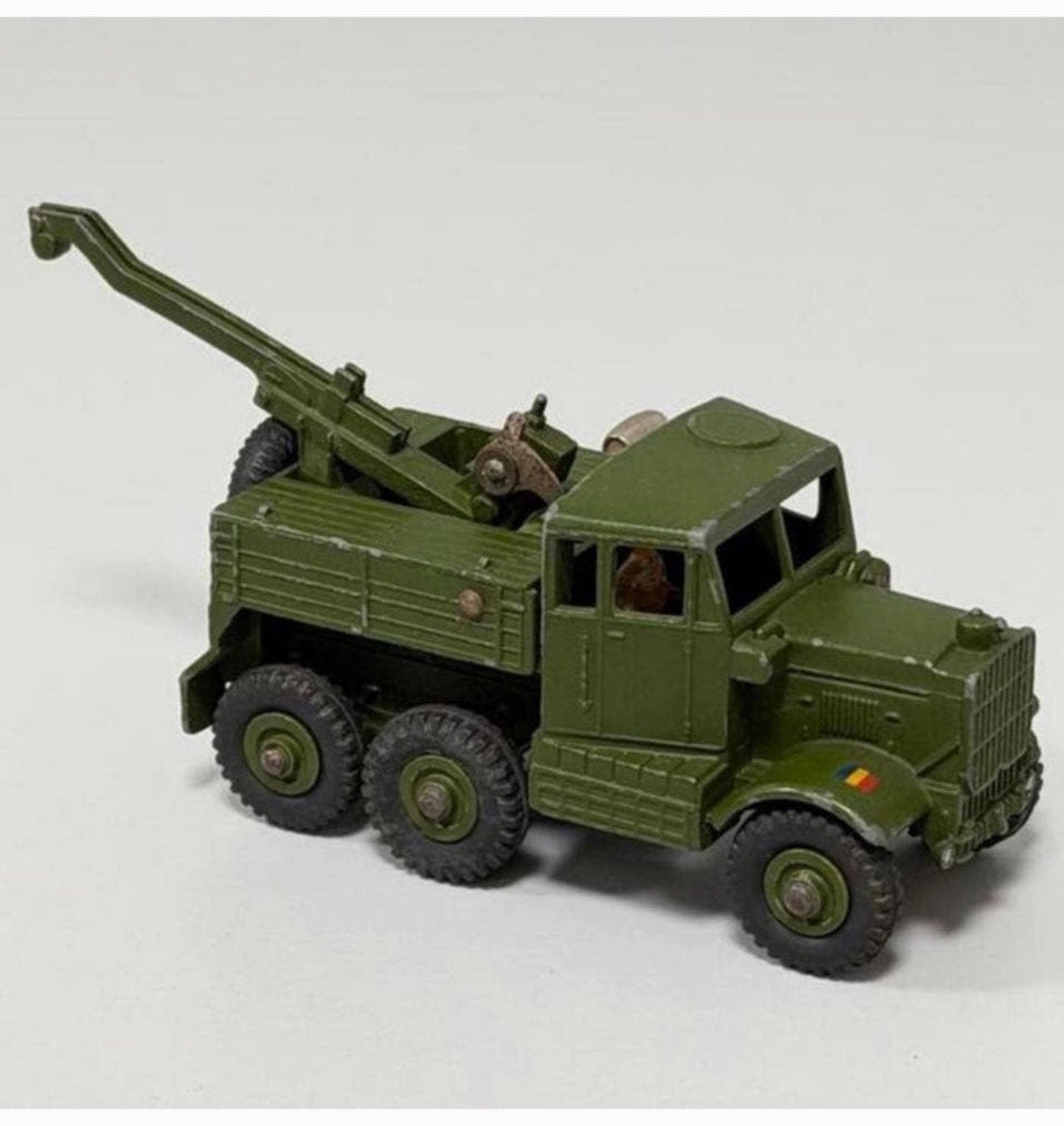 Dinky supertoys toys 661 recovery tractor army green vintage, M, Ophalen of Verzenden, Zo goed als nieuw, M
