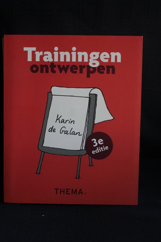Trainingen ontwerpen, Karin de Galan., Ophalen of Verzenden, Zo goed als nieuw, Karin de Galan