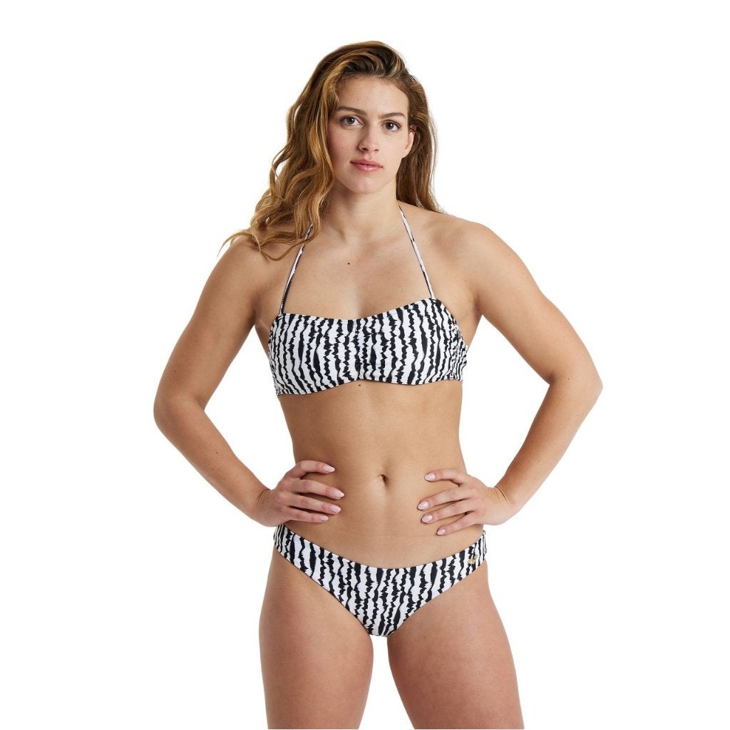 Nieuwe Arena W Bandeau Allover tweedelig Bikini Black White, C.da Cisterna, 84/85 62029 Tolentino (MC) Italië, Zwart, Arena, Nieuw