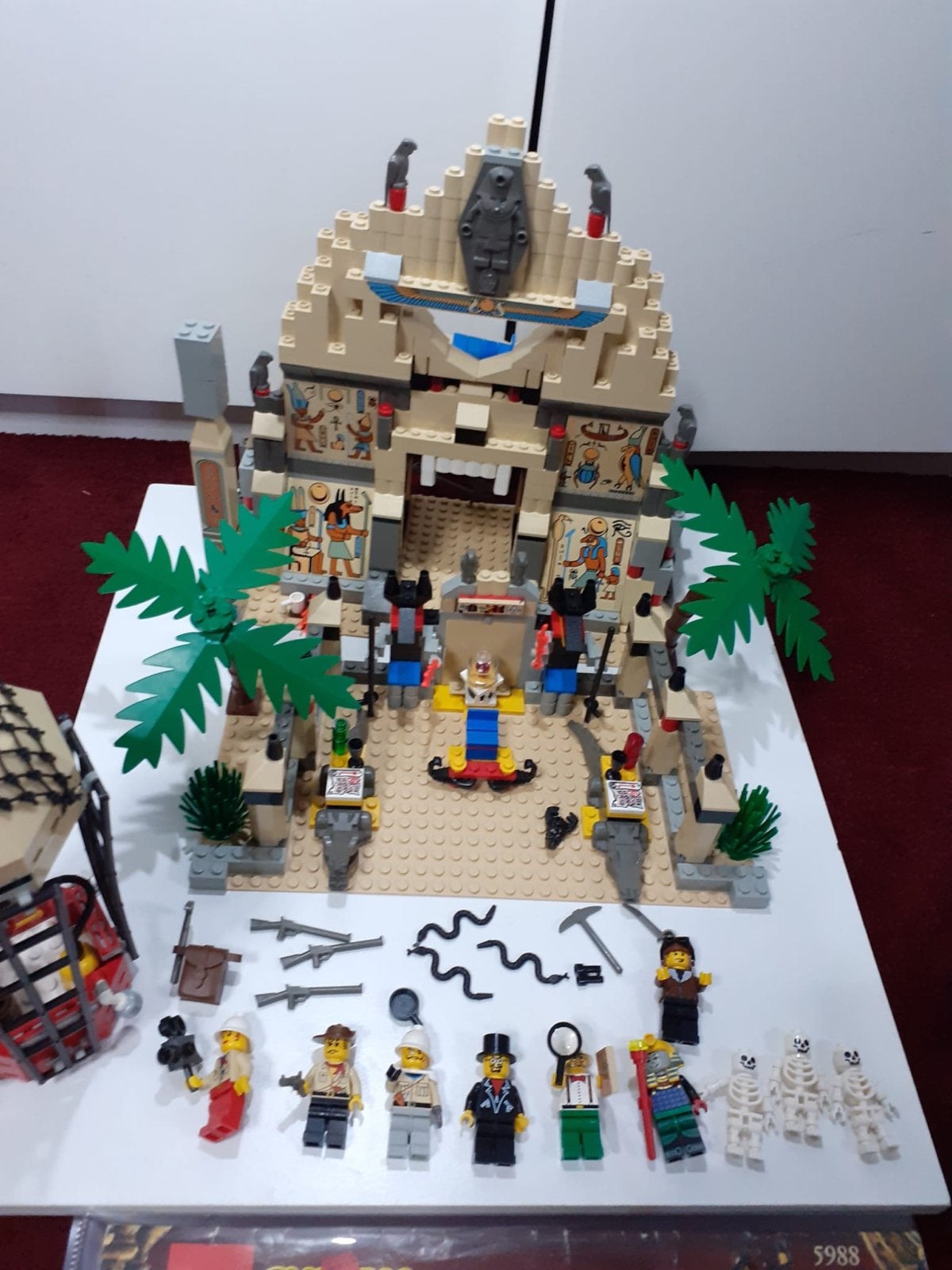 Lego Adventurers 5988 Pharaoh's Forbidden Ruins compleet, Gebruikt, Overige thema's, Verzenden, Lego