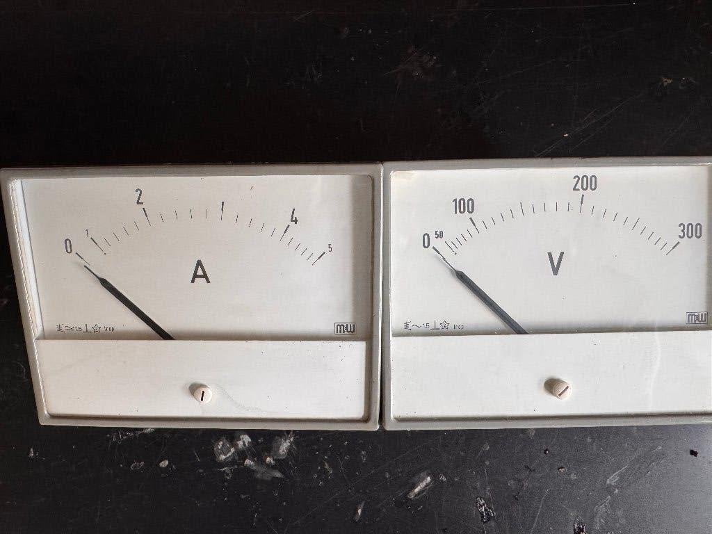 Voltmeter-amperemeter M&W, Ophalen of Verzenden